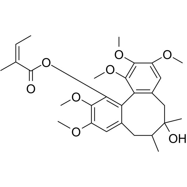 Angeloyl-gomisin-H Structure